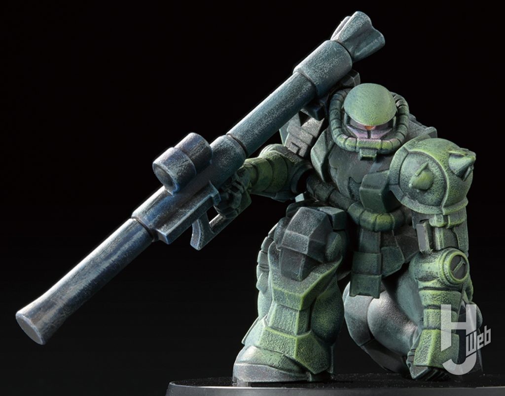 ガンダムアッセンブルキット作例「Zeon’s Rush」「TP-007B ザクII