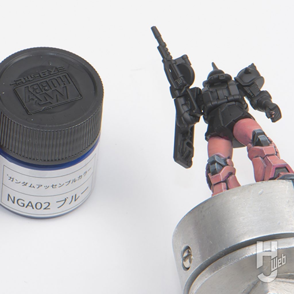 ガンダムアッセンブルキット作例「Zeon’s Rush」「TP-006 ザクII（シャア・アズナブル専用機）」