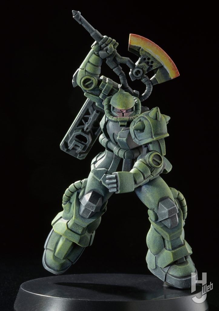 ガンダムアッセンブルキット作例「Zeon’s Rush」「TP-007A ザクII」