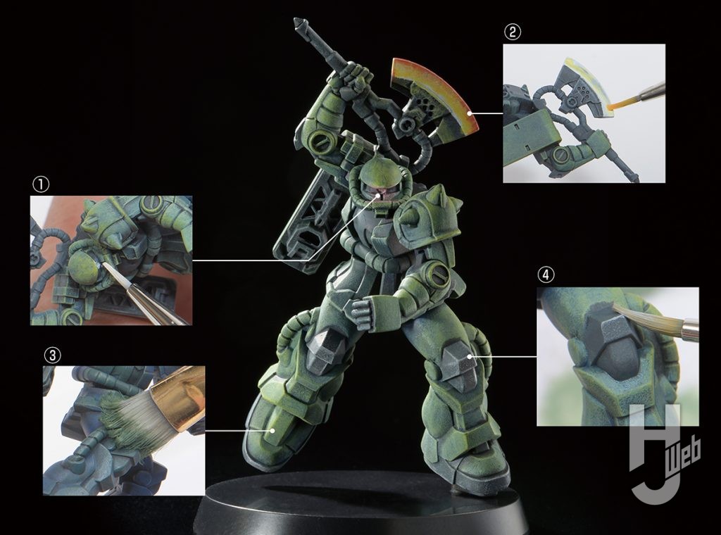 ガンダムアッセンブルとドライブラシチェックポイント