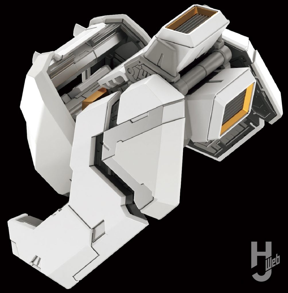 PERFECT GRADE UNLEASHED νガンダム肩アーマー分割
