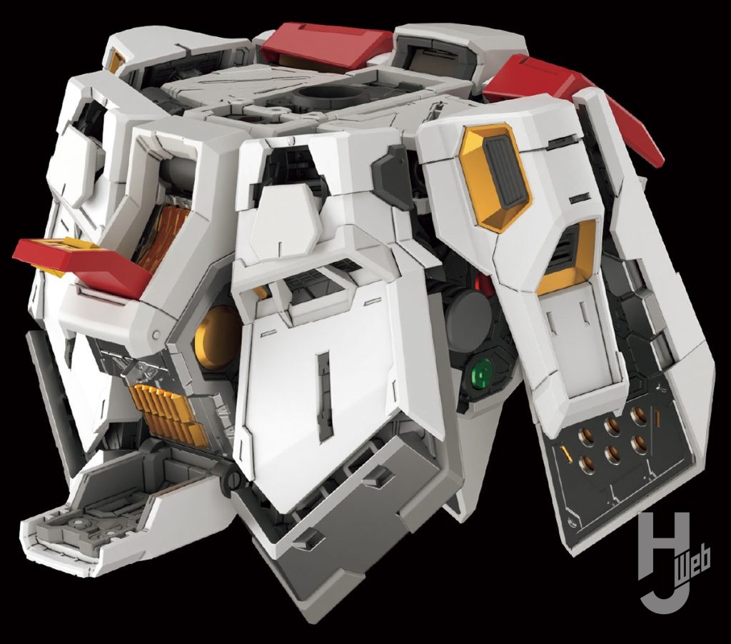 PERFECT GRADE UNLEASHED νガンダム腰部ハッチ展開