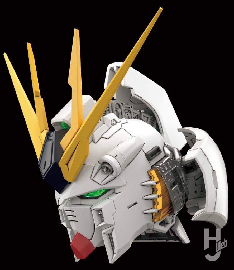 PERFECT GRADE UNLEASHED νガンダム頭部ハッチ展開