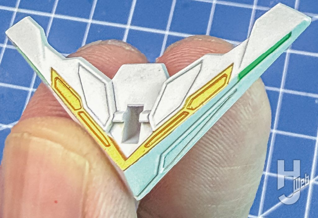 「SDWH GF ガンダムアストレア タイプ-B」ブレードアンテナ塗装中5