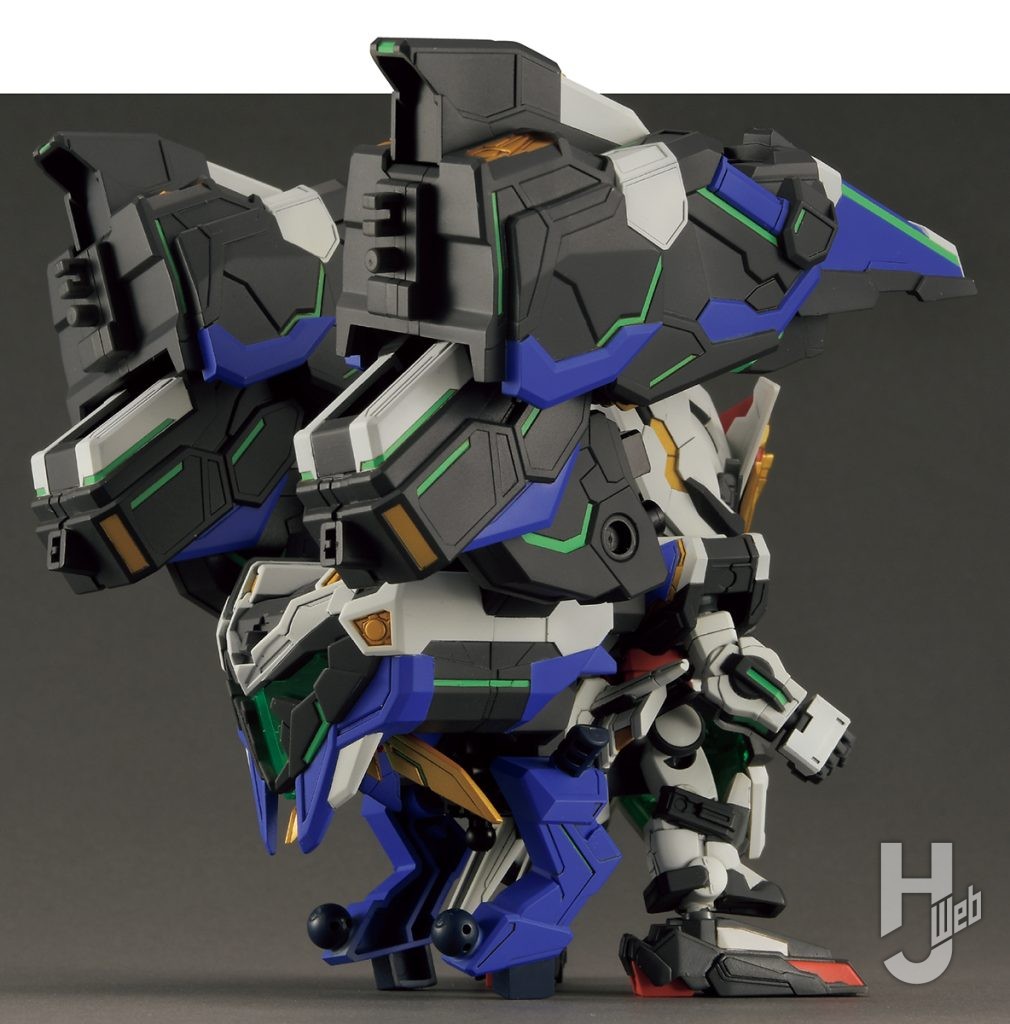 「SDWH GF ガンダムアストレア タイプ-B」背面