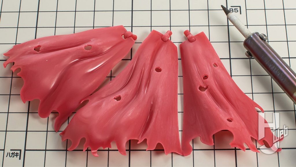 ニルエット製作「シャルメド〈アトラスフレイムVer.〉」sサイドスカート製作途中