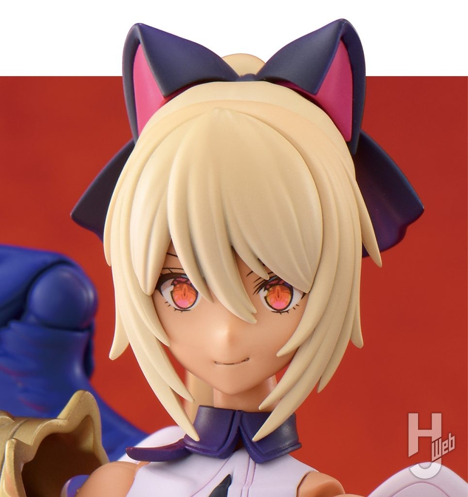 ニルエット製作「シャルメド〈アトラスフレイムVer.〉」フェイスパーツ左口角上げ