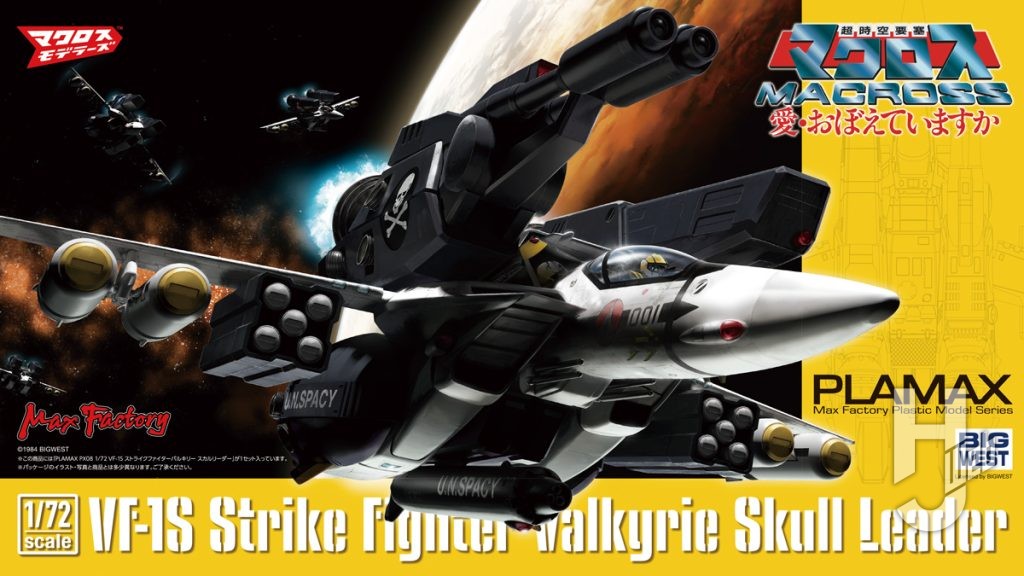 VF-1S ストライクバルキリー（ロイ・フォッカー機）箱絵