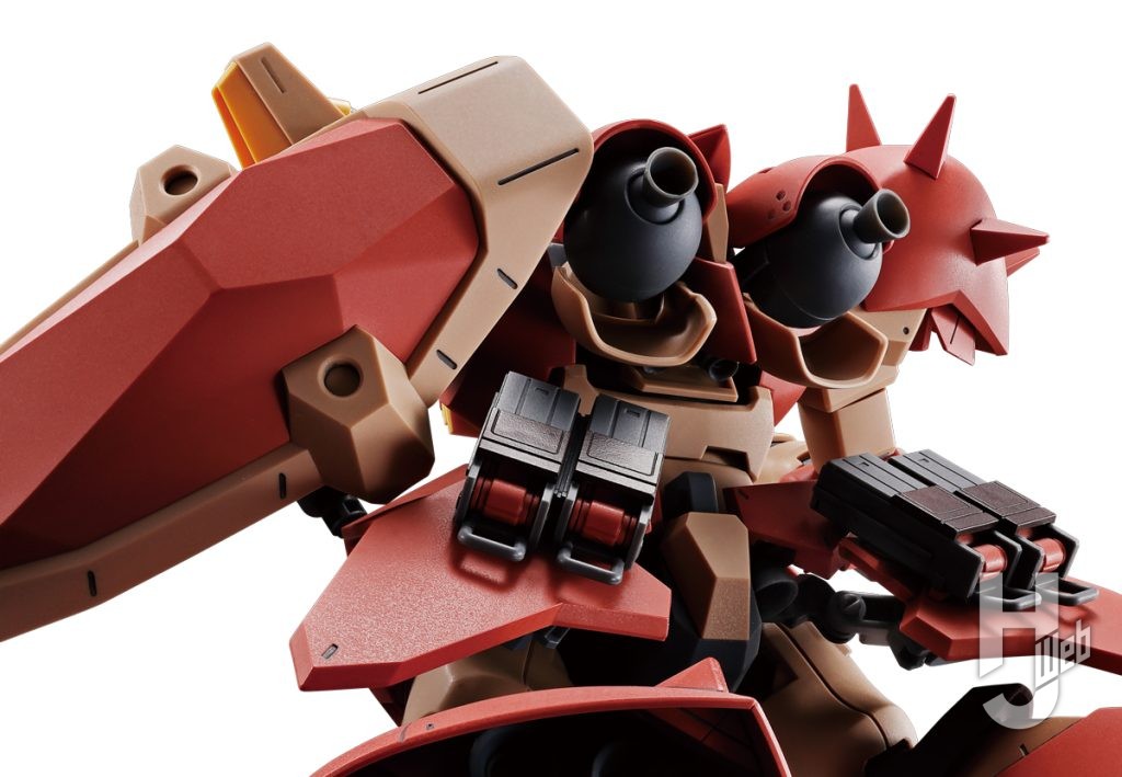 「HG-メッサーF02型-マインレイヤー装備」背面展開ギミック
