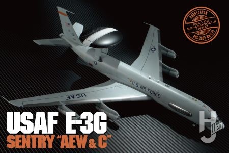 名機ボーイング707をベースに開発された「E-3G セントリー」が登場！ 『歩哨』の名を持つ早期警戒管制機を製作。多数のアンテナ類を自作し仕上げる