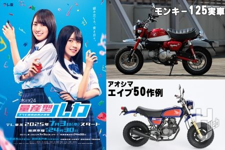セトルカの“推し”「モンキー」の実車解説!さらにアオシマ「エイプ 50」作例記事もご紹介『量産型ルカ -プラモ部員の青き逆襲-』第2話
