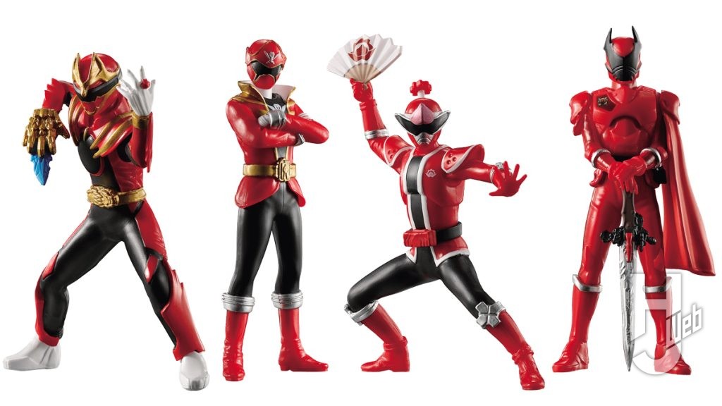スーパー戦隊シリーズレッドのカプセルトイの画像