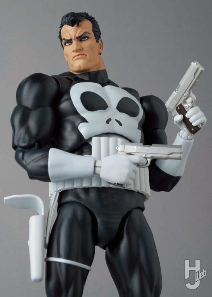 パニッシャーの可動フィギュアのアップ画像その3