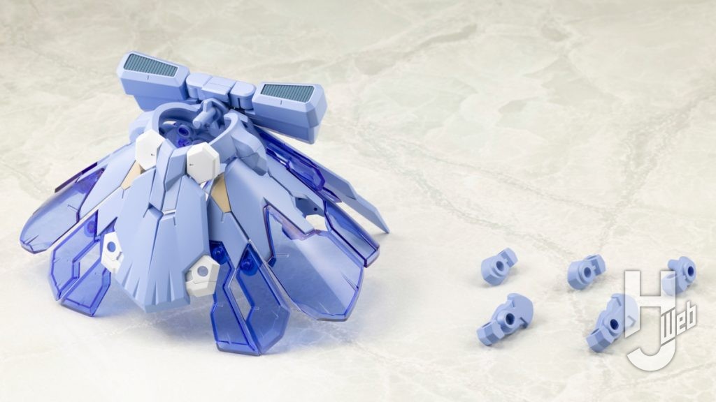 スカート型装甲パーツエクスアーマーEドレスバージョンライトブルーの商品画像