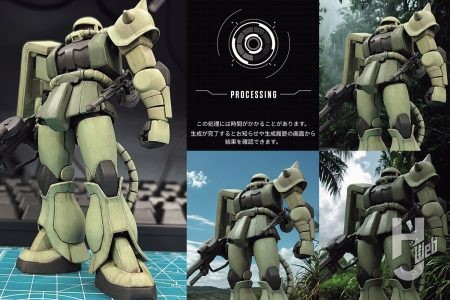 スマホで撮ったガンプラを手軽に“映える”仕上がりに！話題の「デジラマメーカー」を編集部員が体験！【ビルダーズノート】