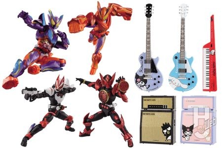 【食玩最新情報】「装動 仮面ライダーガヴ」第4弾や「掌動 仮面ライダー」シリーズ、楽器テーマのサンリオキャラクターフィギュアなどの食玩が新発売！