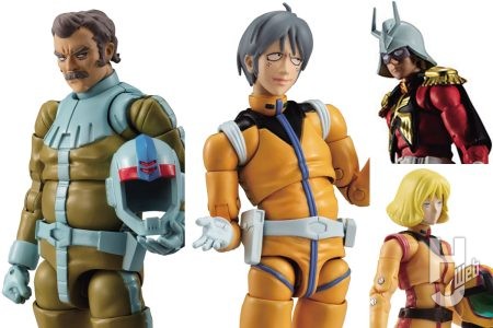 「ランバ・ラル」と「カイ・シデン」がフル可動フィギュアで登場！「シャア」と「セイラ」の再販も決定【機動戦士ガンダム】