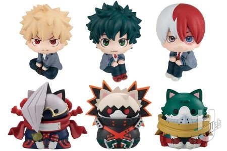 「爆豪勝己」や「死柄木弔」など『僕のヒーローアカデミア』キャラクター達が続々とニャンコ化！るかっぷは緑谷、爆豪、轟の3人が再販決定！