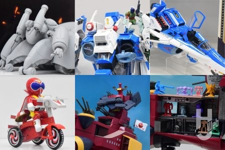 POSE＋「ダイグレン」の内部が展示！『機甲創世記モスピーダ』レギオス、真ゲッター2、3も登場。EX三輪車には新しく『ゴレンジャー』の姿も！【アート・ストーム／ワンフェス2025[夏]】