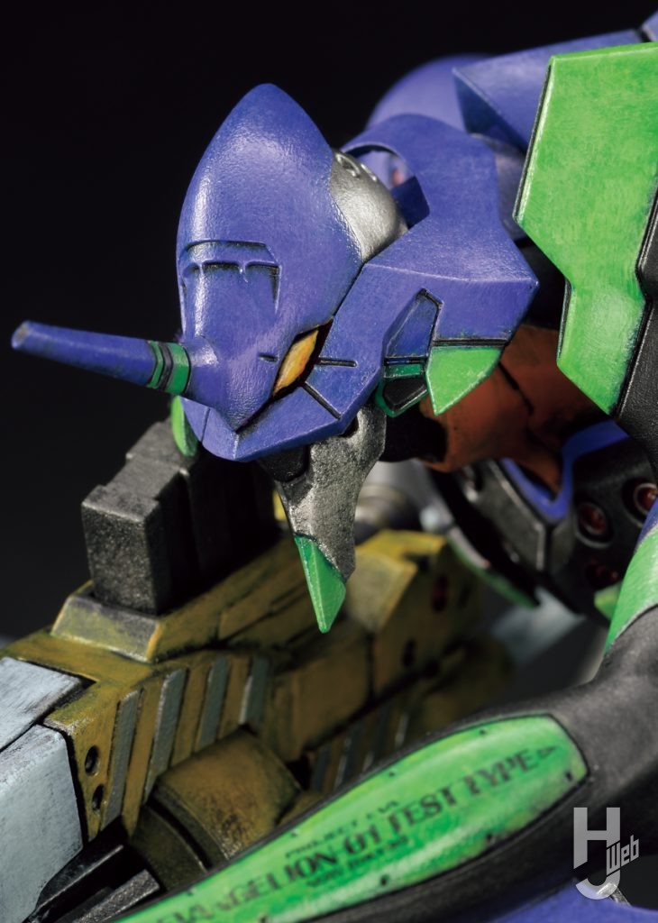ARTPLAエヴァ初号機ヤシマ作戦　顔アップ