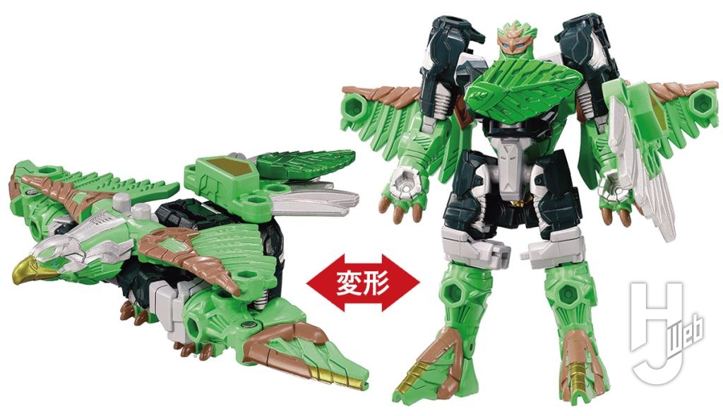 スカイリポートの変形フィギュアの画像
