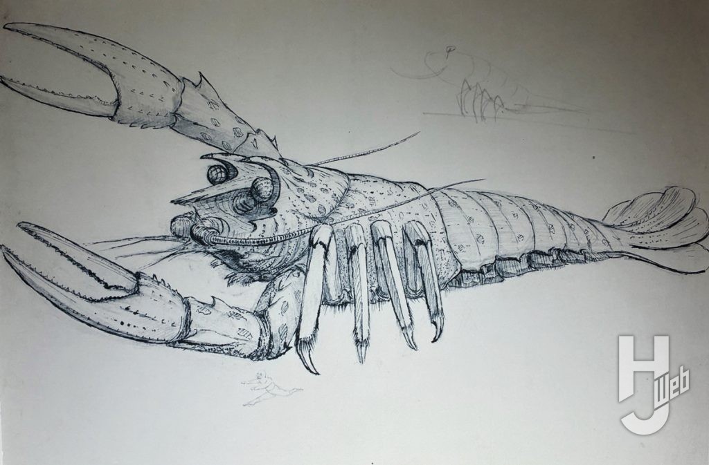 井上泰幸氏の貴重な怪獣デザイン画3