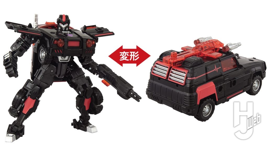 ディセプティコンの変形フィギュアの画像