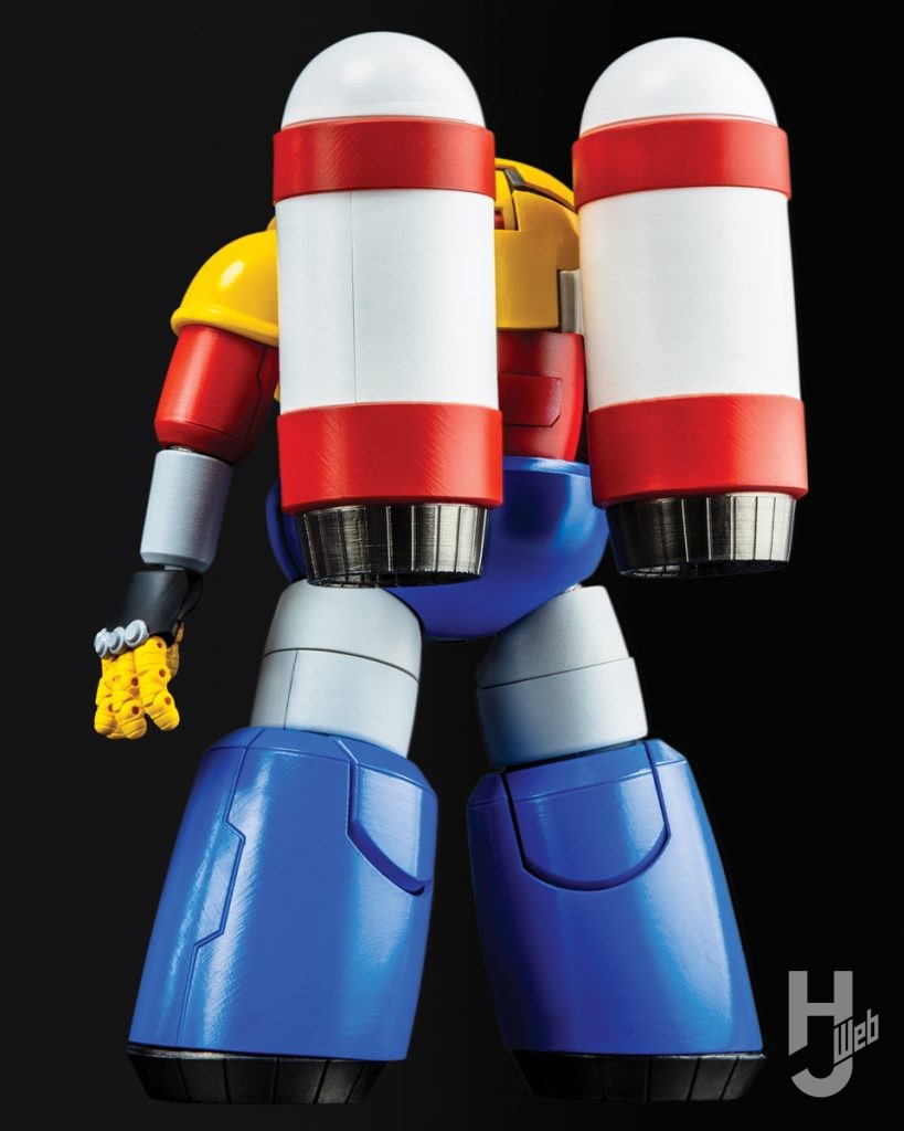 ゲッターポセイドンのフィギュアの後ろ姿の画像