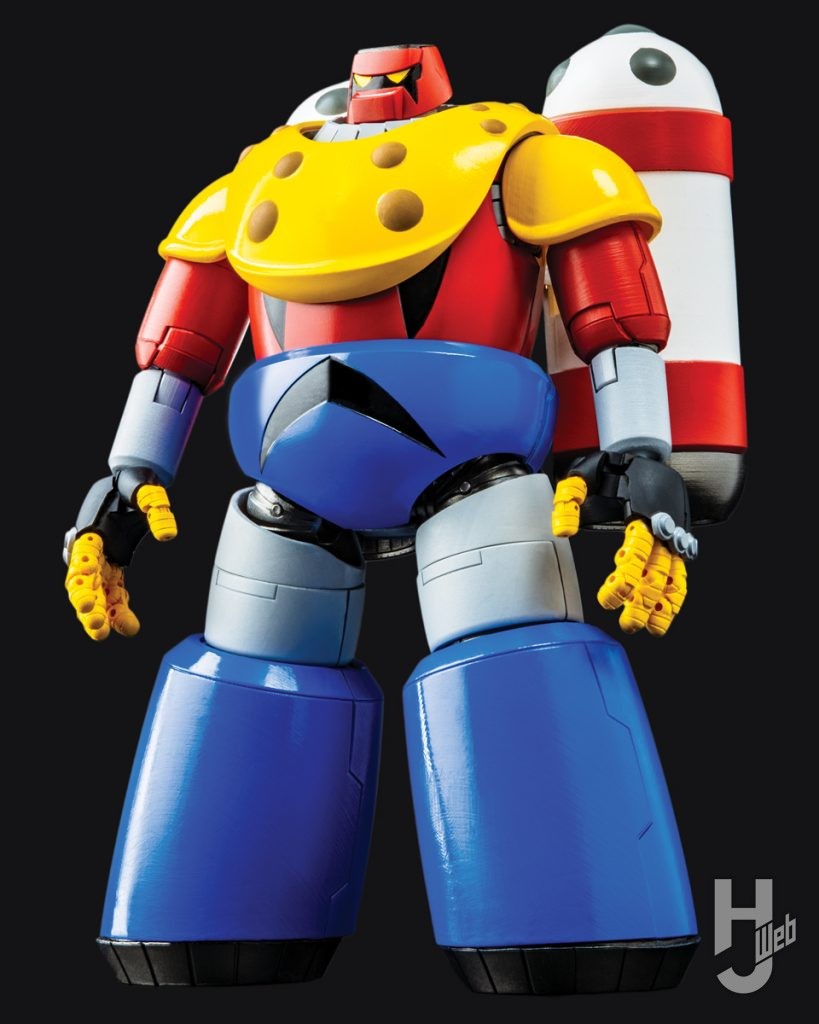 ゲッターポセイドンメタルビースト形態のフィギュアの全体画像