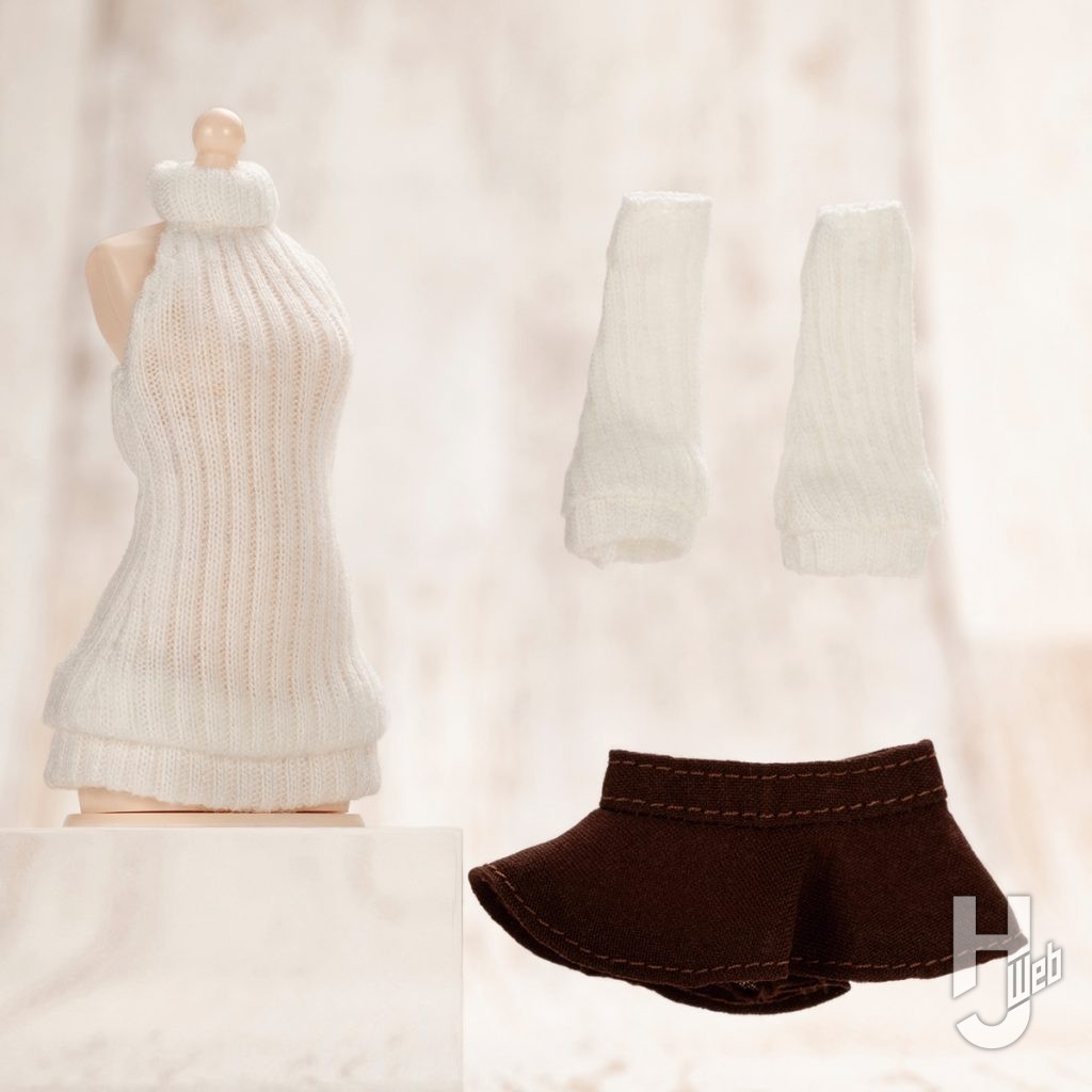 タイニークローゼット 縦ラインセーターセット【White】
