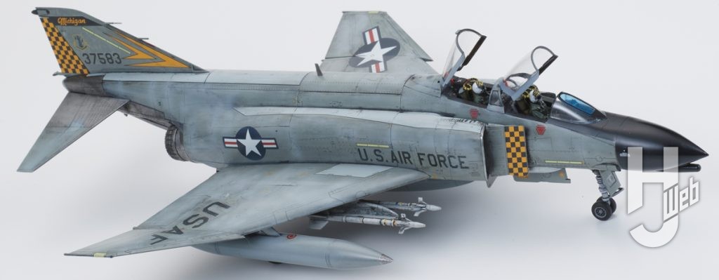 アメリカ空軍 F-4C 戦闘機
横1