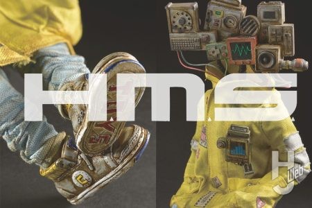 ワンフェスやデザフェスを中心に活動中の造形家・チカ(CHIKA TOYS)が製作したレトロで愛らしいロボット「DJ」をお届け【H.M.S.】