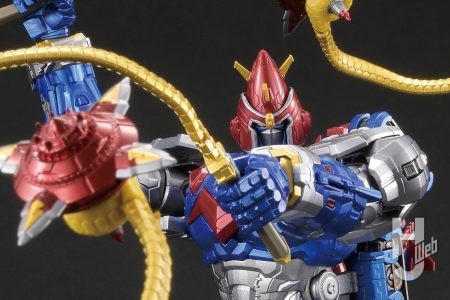 「超合金魂 VOLTES V」の商品仕様を彩色済みテストショットでお届け!レガシー版ボルテスのボルトマシン&武装をじっくりと確認!【超合金の魂】
