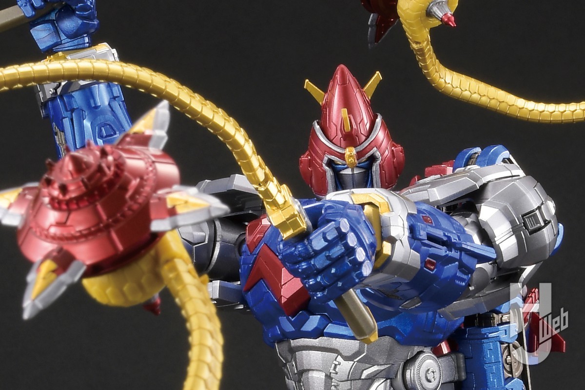 超合金魂 VOLTES V」の商品仕様を彩色済みテストショットでお届け