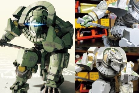 最速立体化! 異世界ゾンビバトル『マルゾン』のパワードスーツ「ZIM(ズィム)」を大森記詩がスクラッチ! 作者・歌田年のコメントも掲載!!