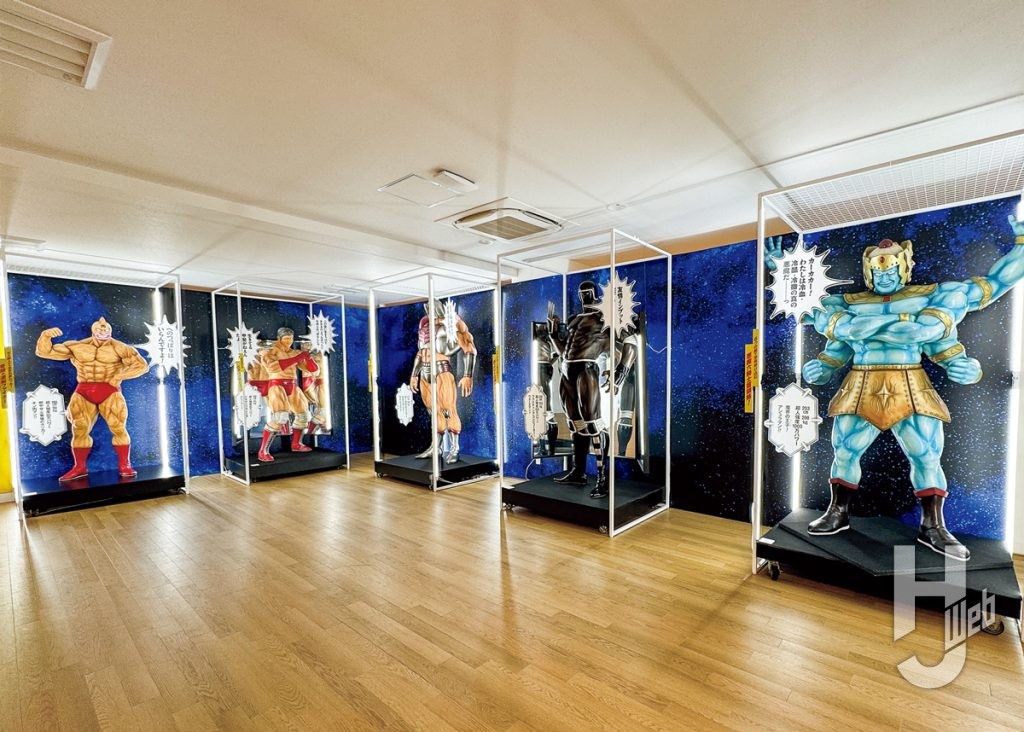 沼津「キン肉マンミュージアム」の等身大フィギュア展示の画像
