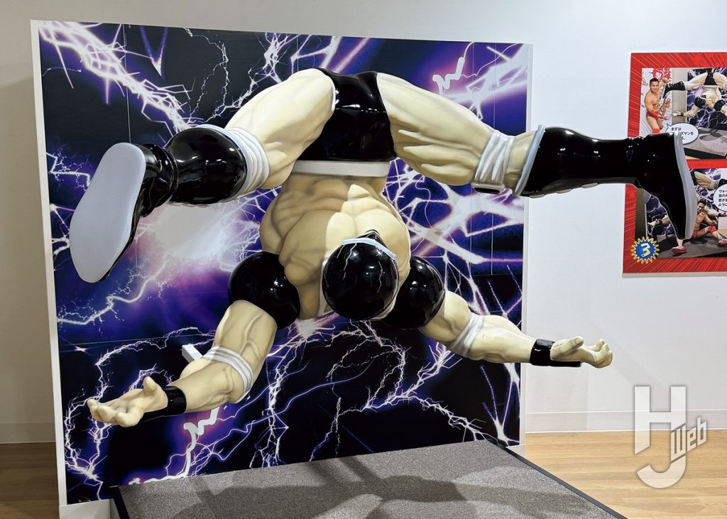沼津「キン肉マンミュージアム」のキン肉バスター再現の展示の画像