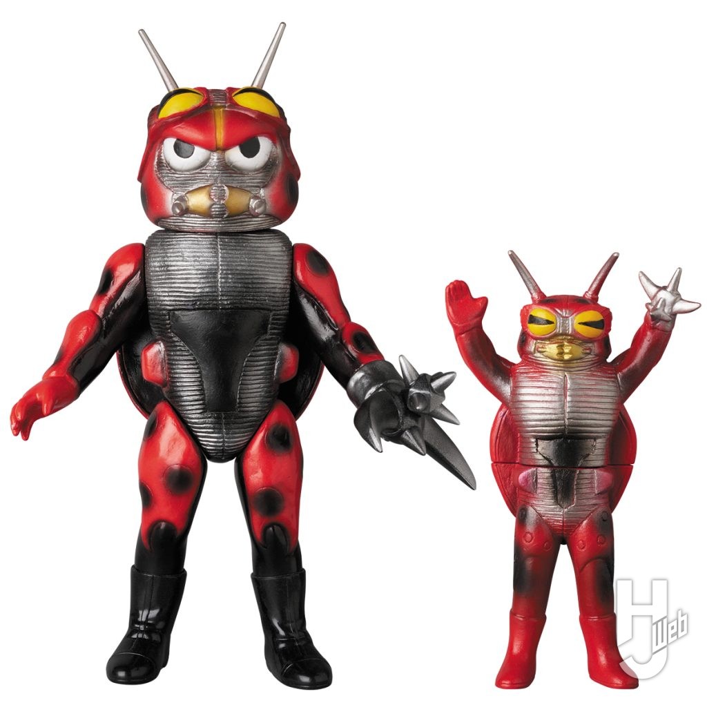 クサリガマテントウのソフビフィギュアの画像