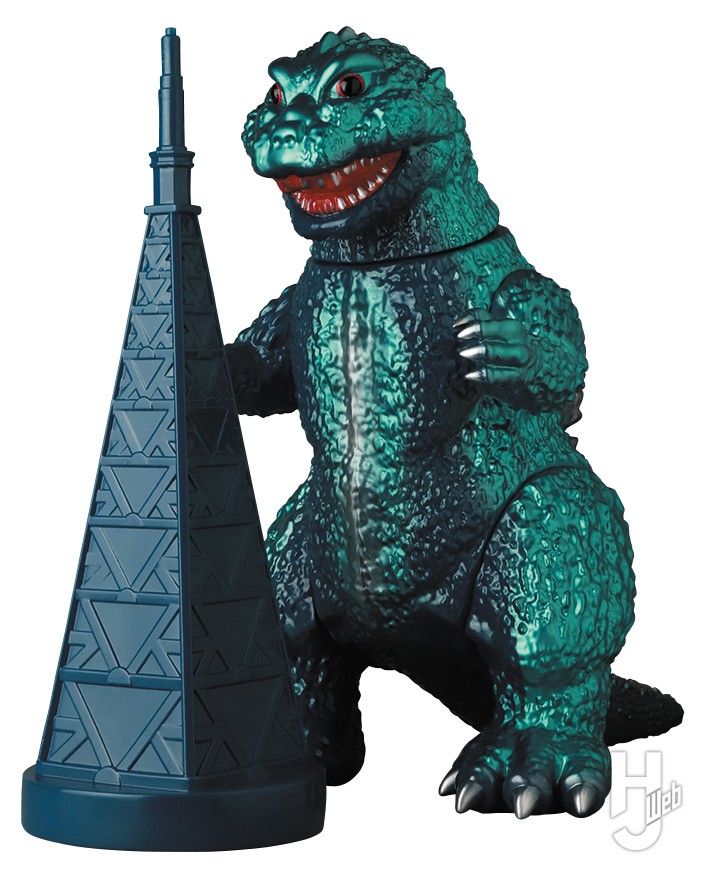 ゴジラ第3造形ギニョール版のソフビフィギュアの画像
