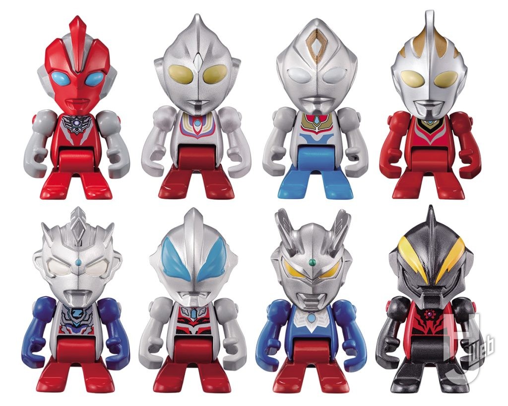 ウルトラヒーローズの入浴剤フィギュアの画像
