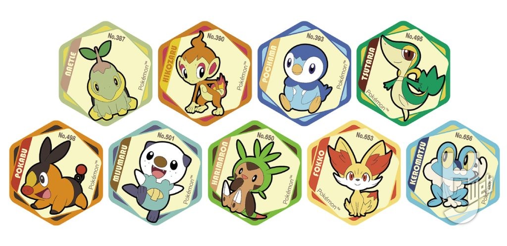 ポケモンのハニカムアクリルマグネットの画像