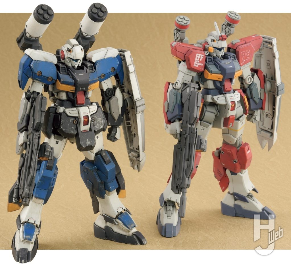 ARUE製作によるHGジーライン・スタンダードアーマーとの比較　前