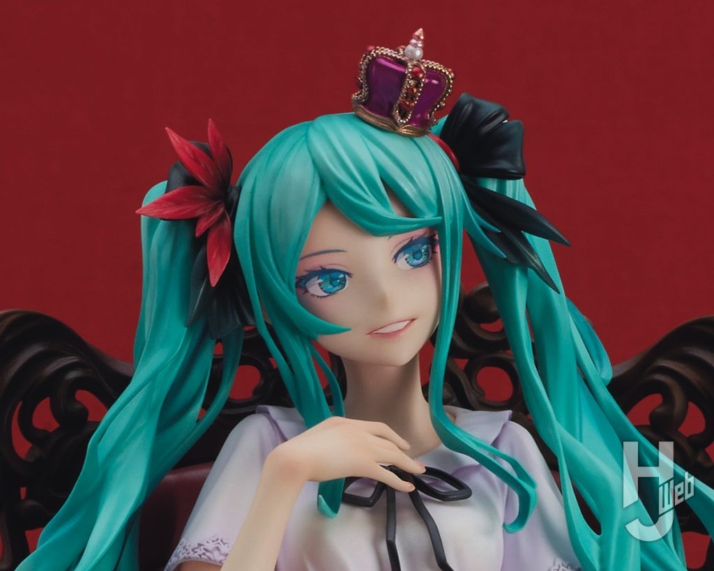 ワールドイズマイン初音ミクのフィギュアのアップ画像