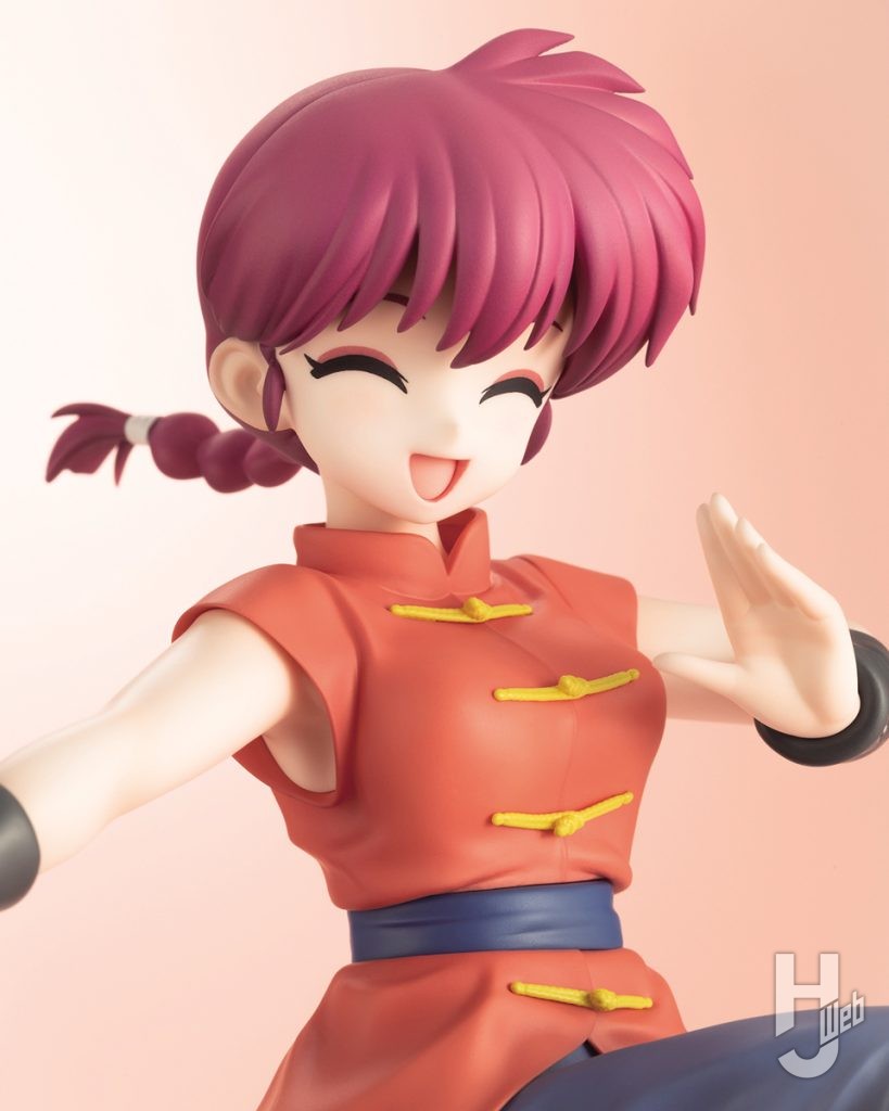 らんまのフィギュアのアップ画像