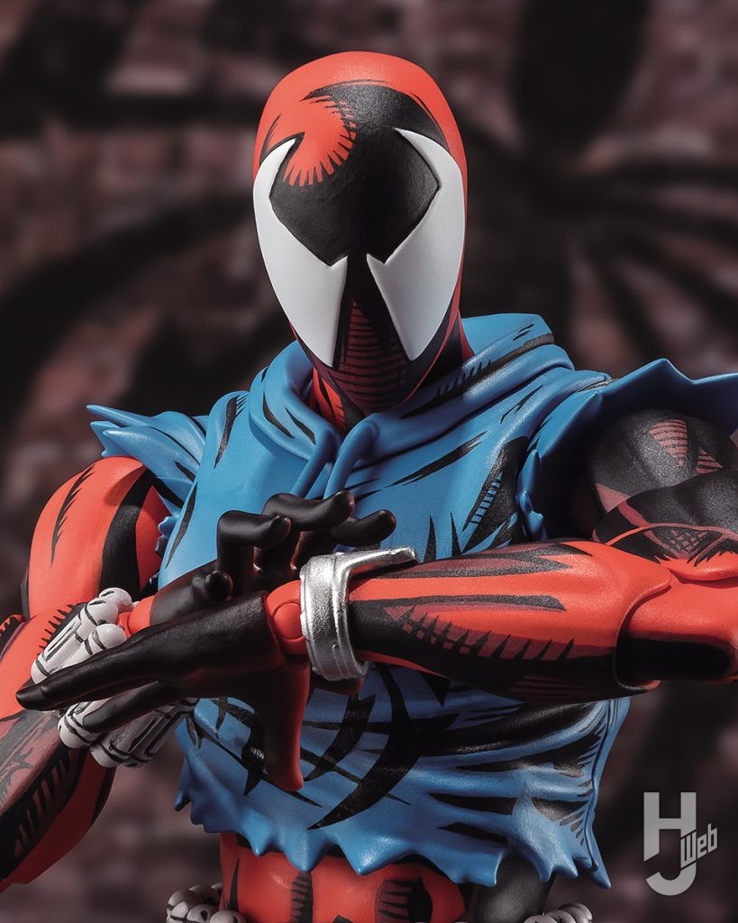 スカーレットスパイダーの可動フィギュアのイメージ画像その1