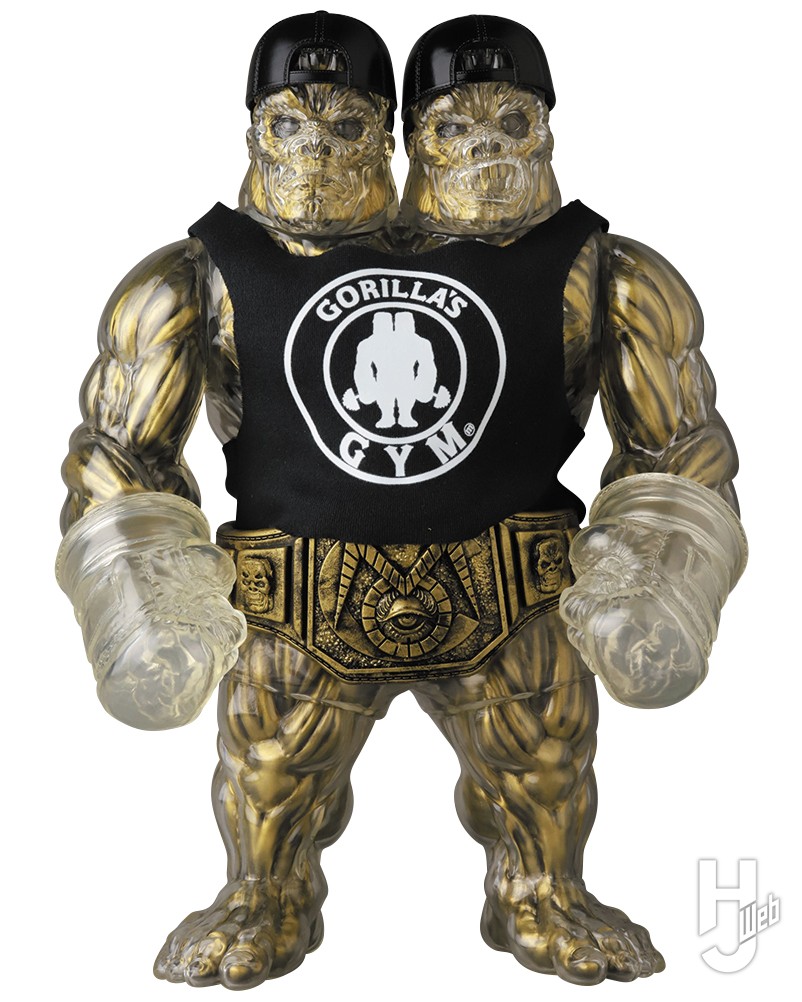 アナトミーゴールド・ジャイアントゴリラフランケンのソフビフィギュアの画像
