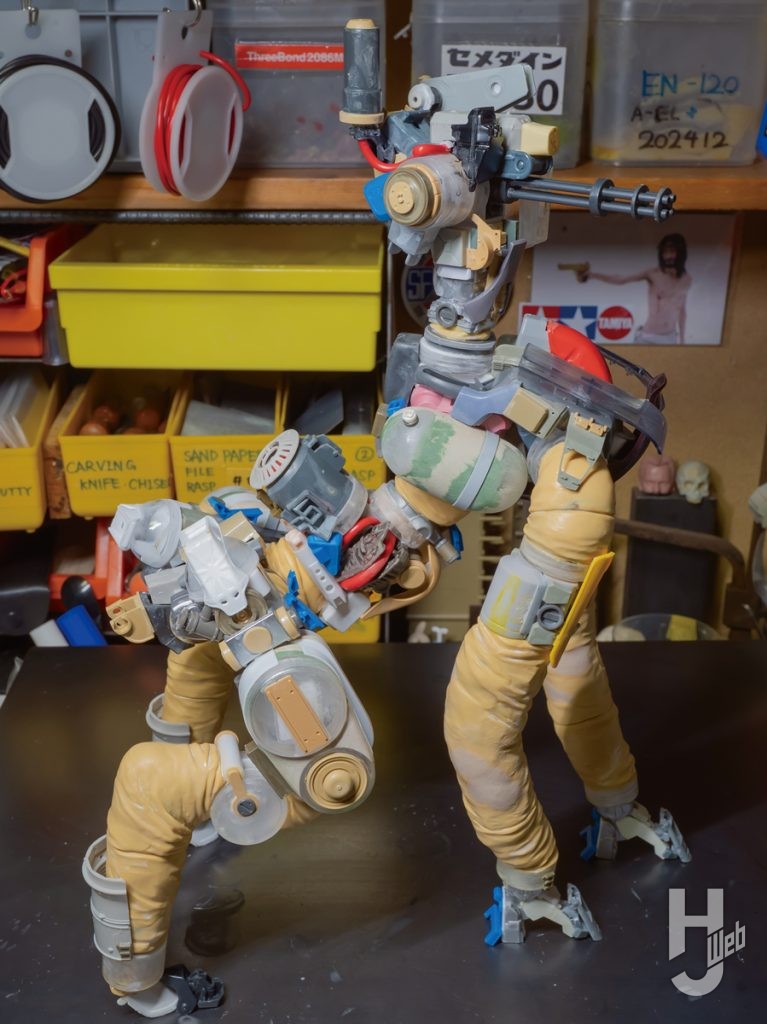大森記詩スクラッチビルド「ラルファクス社-試作型兵装肢RFL-X1“ネクフィス”」製作途中7