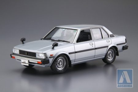 【2025年10月新製品】青島文化教材社「1/24 トヨタ E71/70 カローラセダン GT/DX ’79」