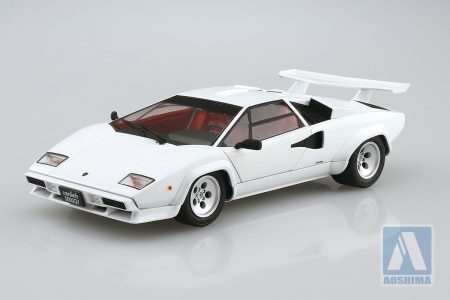 【2025年10月新製品】青島文化教材社「1/24 ’85 ランボルギーニ カウンタック 5000QV」