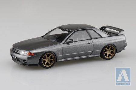 【2025年11月新製品】青島文化教材社「ニッサン R32スカイラインGT-R カスタムホイール(ガングレーメタリック、クリスタルホワイト、ブラックパールメタリック、スパークシルバー)」